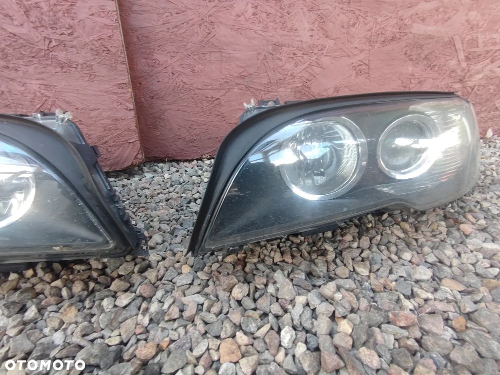 BMW E46 COUPE / CABRIO LIFT ( PO LIFT ) ORYGINALNE LAMPY PRZÓD MARKI AL Automotive Lighting LEWA / PRAWA EUROPA POD ŻARÓWKĘ H7 + BIAŁE KIERUNKOWZKAZY O NR. 63 12 7 165 889 / 63 12 7 165 890 / 63 12 7 165 919 / 63 12 7 165 920 OEM W BARDZO DOBRYM STANIE - 9
