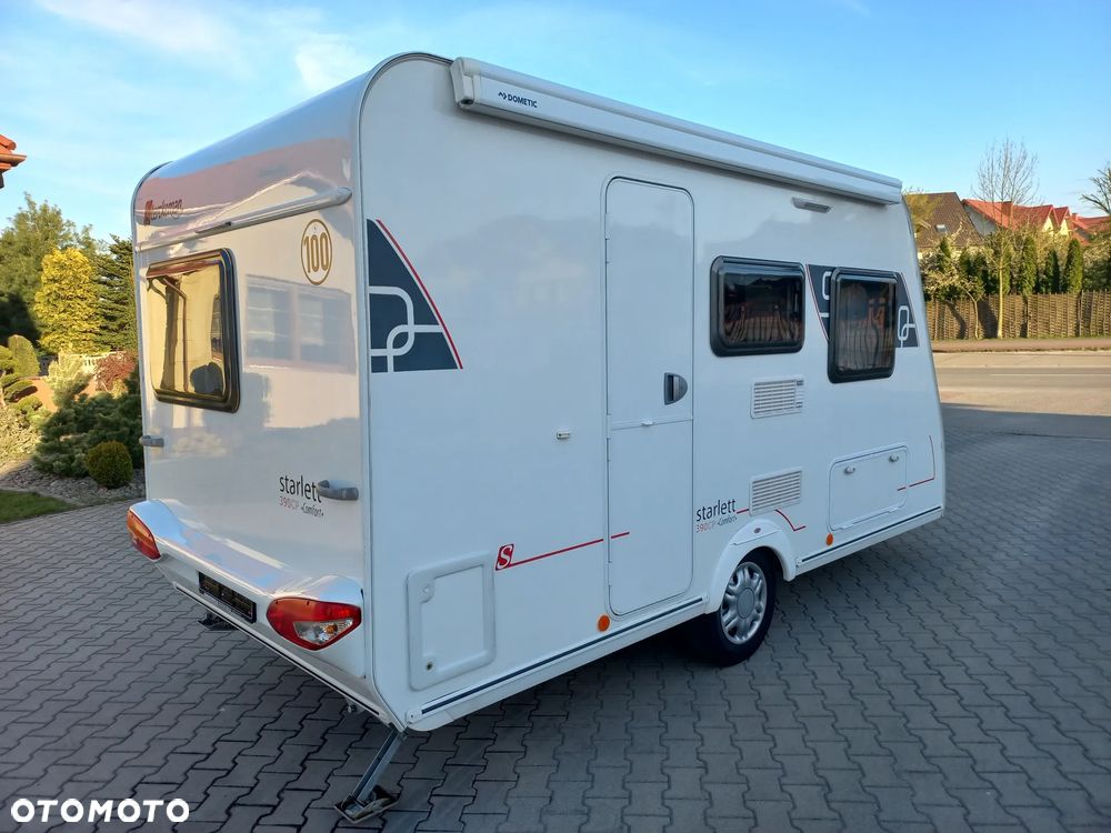 Sterckeman 390 CP Starlett Comfort, Markiza, Bagażnik na rowery - 3