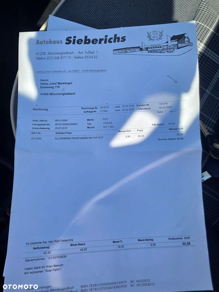 Fiat 500 1.2 8V Start&Stopp Lounge - 19