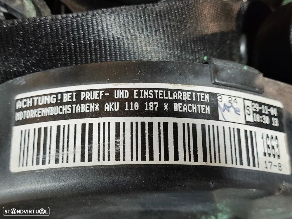 MOTOR COMPLETO VW VOLKSWAGEN POLO 3 III MK3 6N 1.7 SDI 8V 60CV AKU - 8