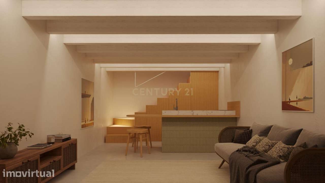 Moradia T1+1 Duplex em Condomínio Privado - Grande imagem: 3/12