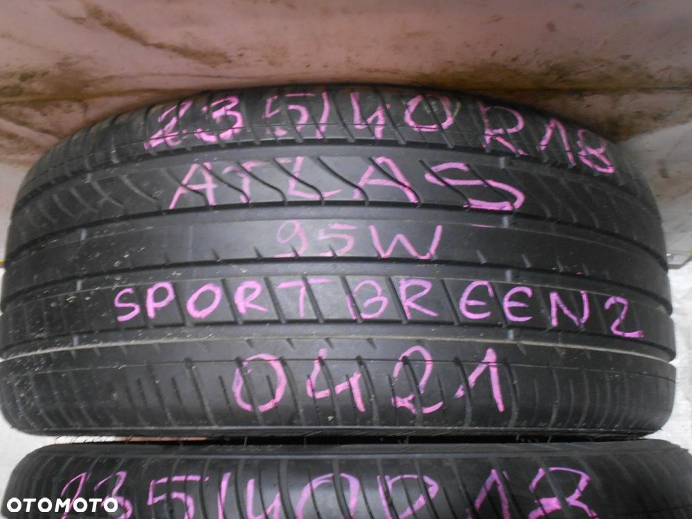 OPONY 235/40R18 ATLAS SPORTGREEN 2 DOT 0421 8.5MM - 2