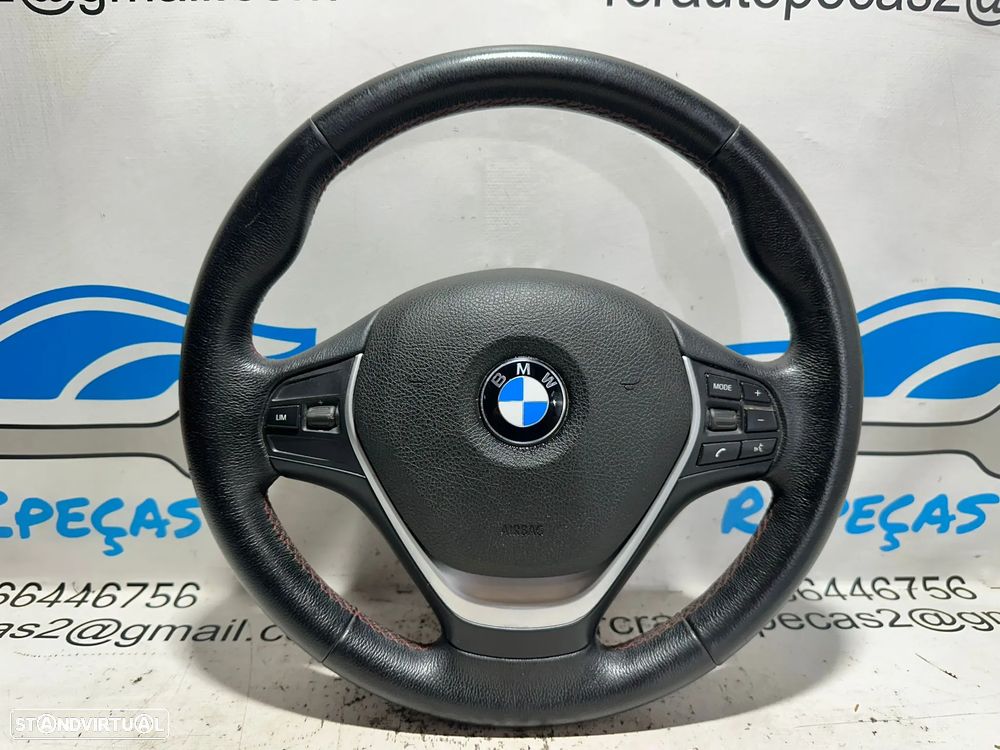 .Volante Completo Sport Pele Original BMW Serie 1 F20 5 Portas F21 3 Portas 62560182D 2011 - 2022 - 2