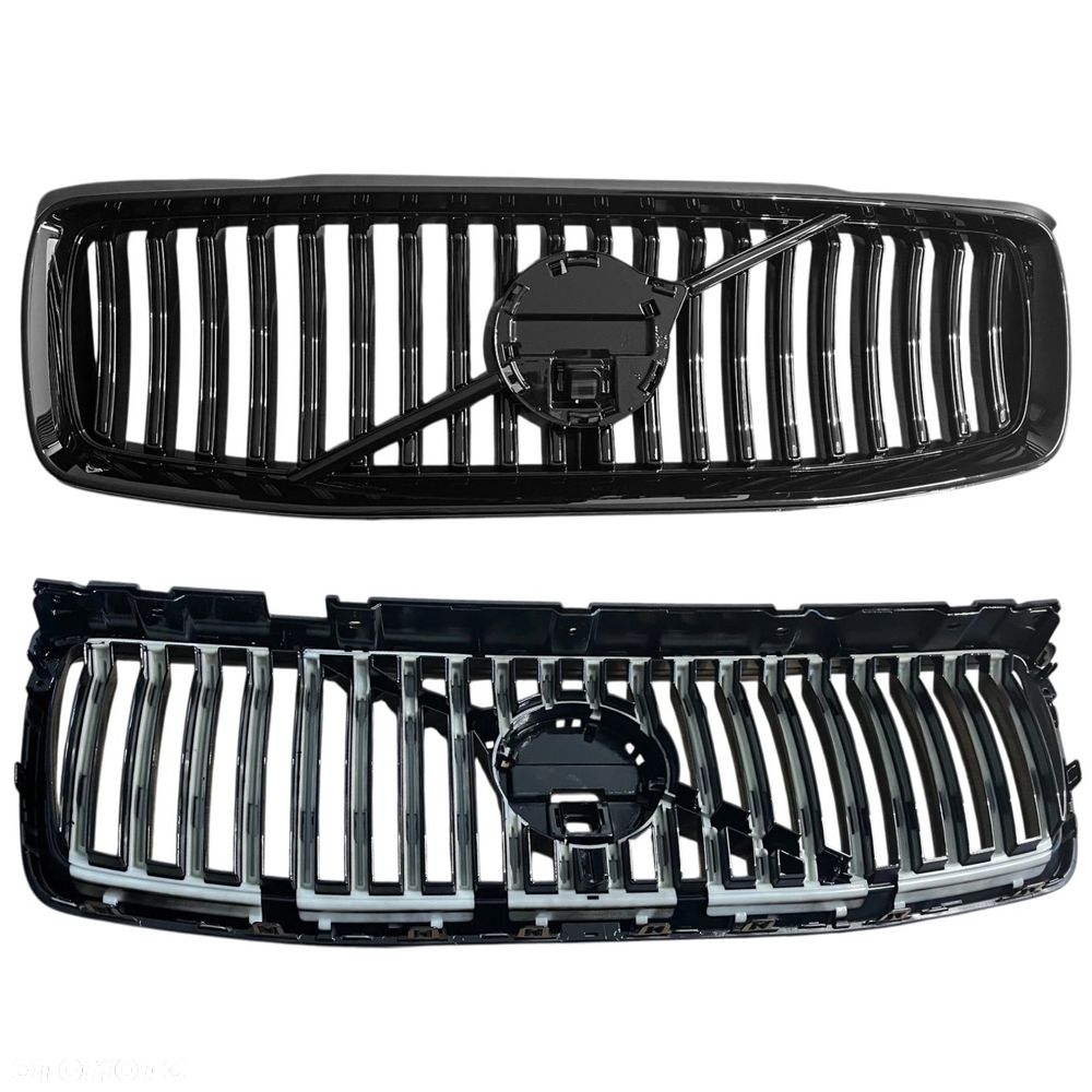 PASUJE DO VOLVO XC90 2021+ ATRAPA KRATKA ŚRODKOWA GRILL CZARNA 31698382 - 4