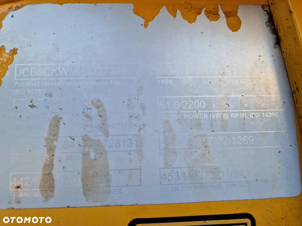 JCB 5CX Wastemaster 4CX * 2015r. * 110KM * Powerslide * Torquelock * Klimatyzacja * - 2