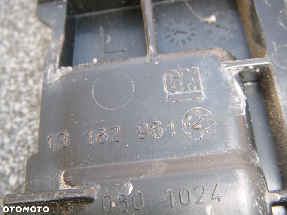 opel vectra c lift 08r ślizg zderzaka lewy przód 13182961 - 2