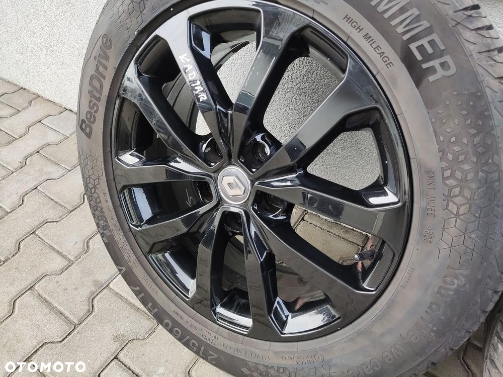 KOŁA OPONY FELGI ALUMINIOWE 17 RENAULT KADJAR LIFT 2018-22 5X114,3 7J ET40 - 4
