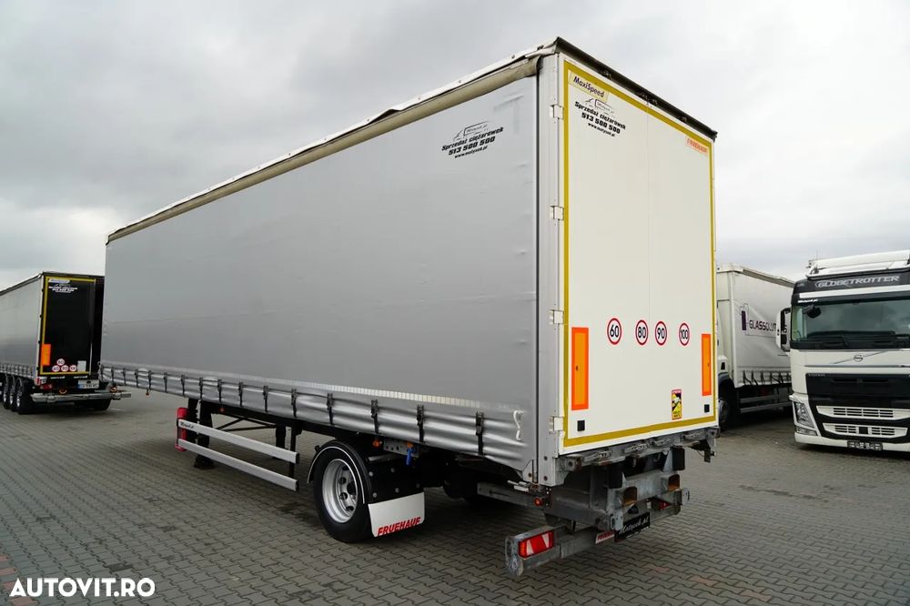 Fruehauf CITYLINER CORTINĂ / 1 AXĂ / DIRECȚIE / LUNGIME 11 M / CUREA CĂRUCIOR / PODEA REZISTENTĂ - 5
