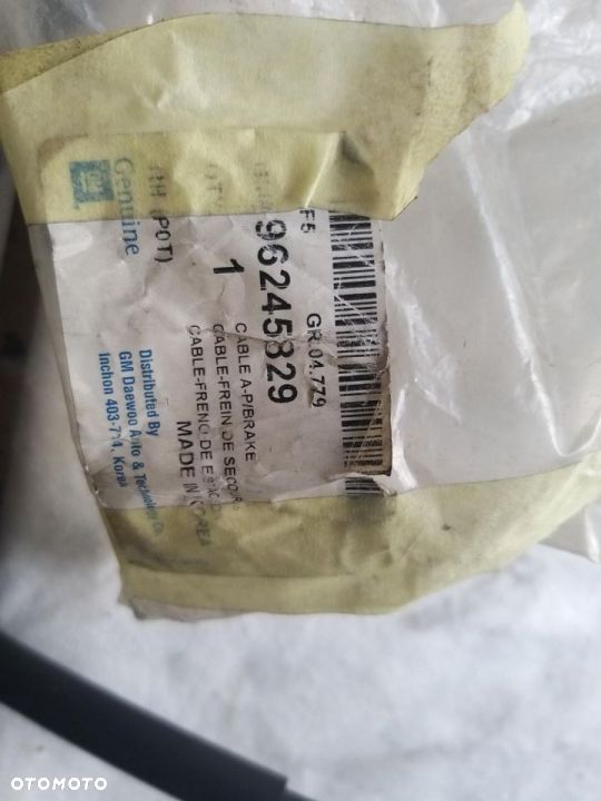 Linka hamulca ręcznego tył Prawa (1580mm/1338mm) DAEWOO LANOS 1.3/1.5/1.6 02.97- - 4