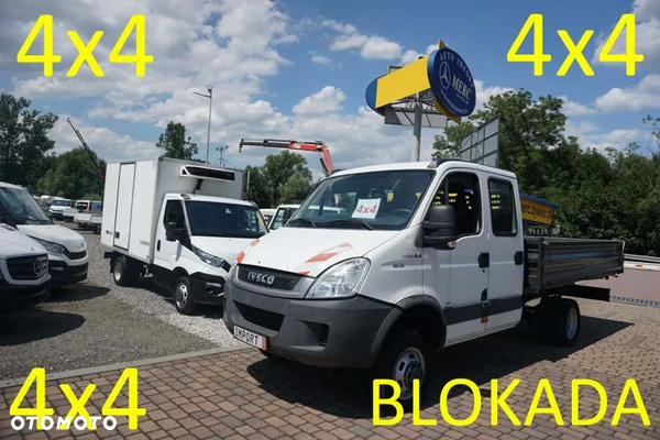 Iveco 45C15 4x4 doka brygadówka skrzynia wywrotka HDS żuraw