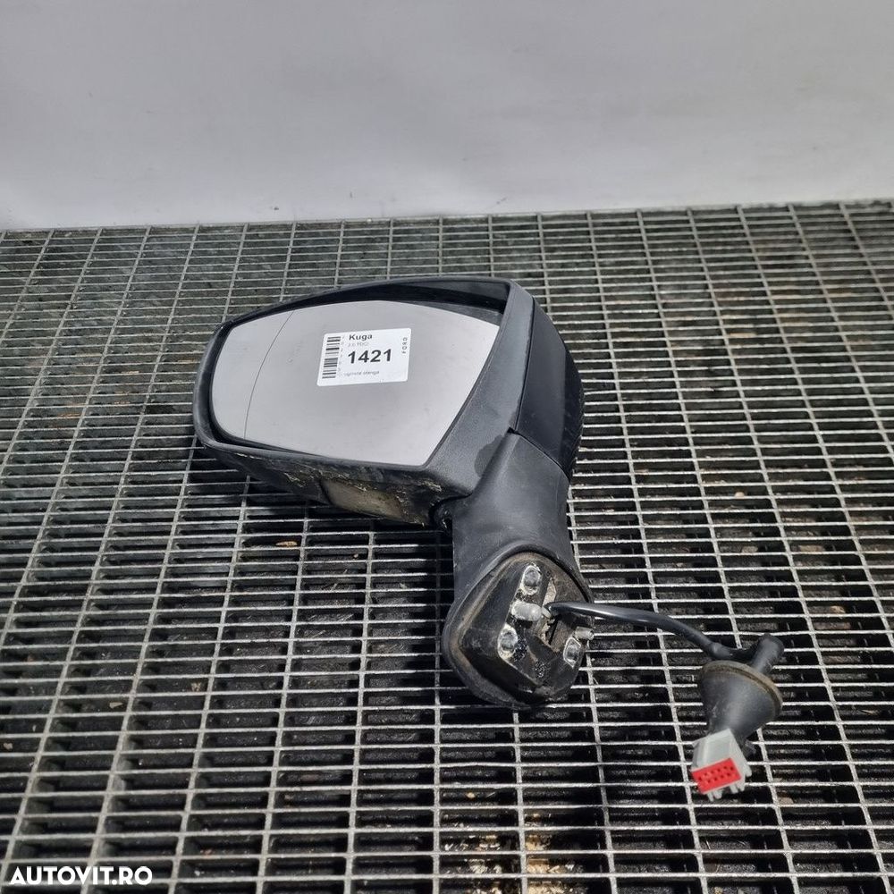 Oglinda stanga Ford Kuga 2010 - 2012 4 Usi Pacific Grey F8 (1421) Cu rabatare electrică - 2