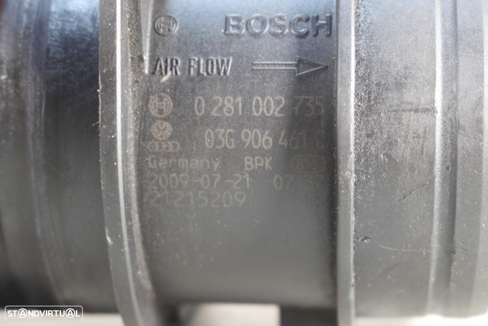 Sensor Maf / Medidor Massa De Ar Volkswagen Golf Vi (5K1)  03G906461c - 8