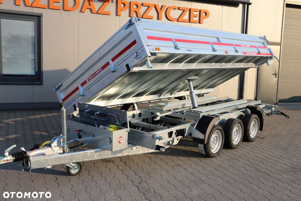 TEMARED /MARTZ TIPPER 4020/3 C S 3,5T 405x197x40 cm , DMC 3500 kg, 3 osie, Koła 195R13C, Burty stalowe - 32