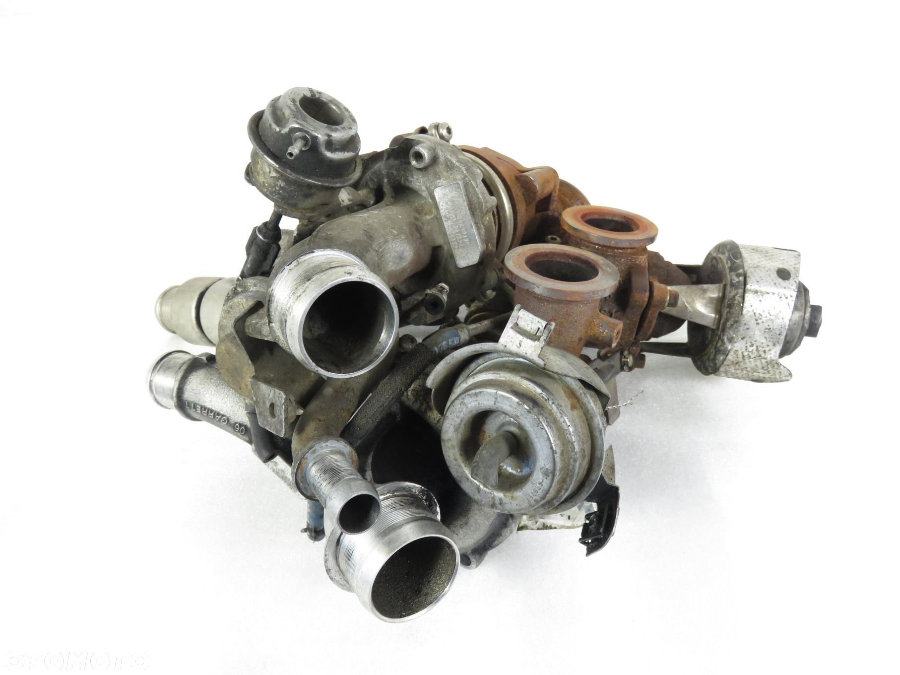 TURBOSPRĘŻARKA BITURBO PEUGEOT 407 2.2 HDi 9681885680 GT14462 GT12382 - 1