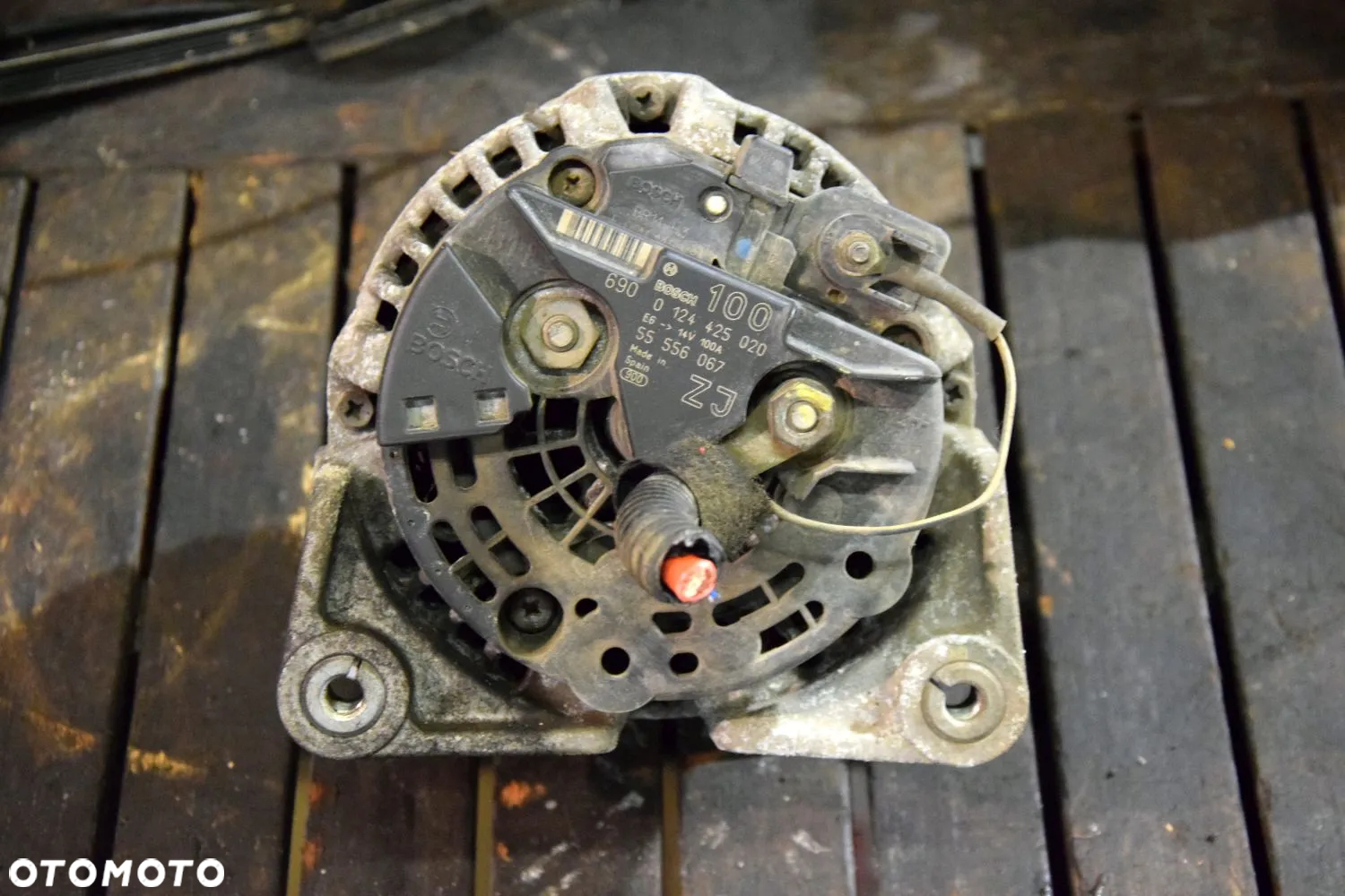 Opel Meriva A 1.6 Alternator 55556067 ZJ 100A Bosch 0124425020 Astra H Zafira B - 3