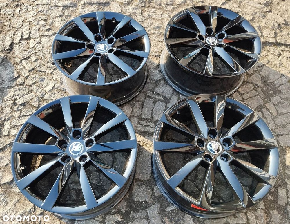 FELGI ALU SKODA OCTAVIA III 5X112 18 7,5J ET51 5E0 601025 Q 4SZT - 5