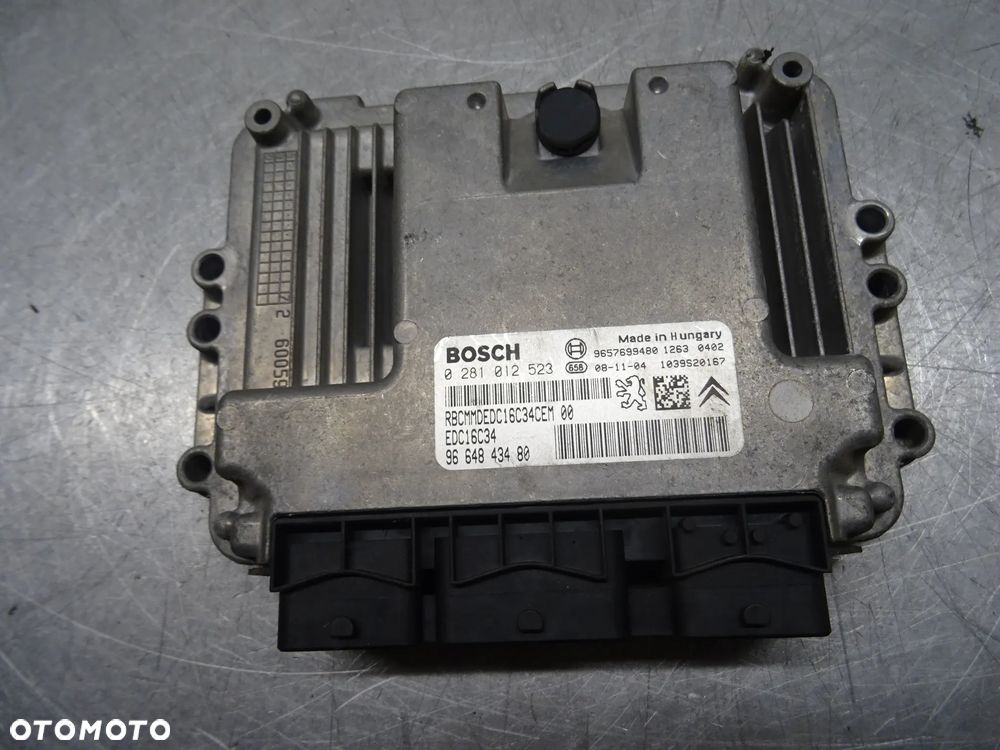 CITROEN C3 I LIFT HB 5D EZRC STEROWNIK KOMPUTER SILNIKA 9664843480 - 1
