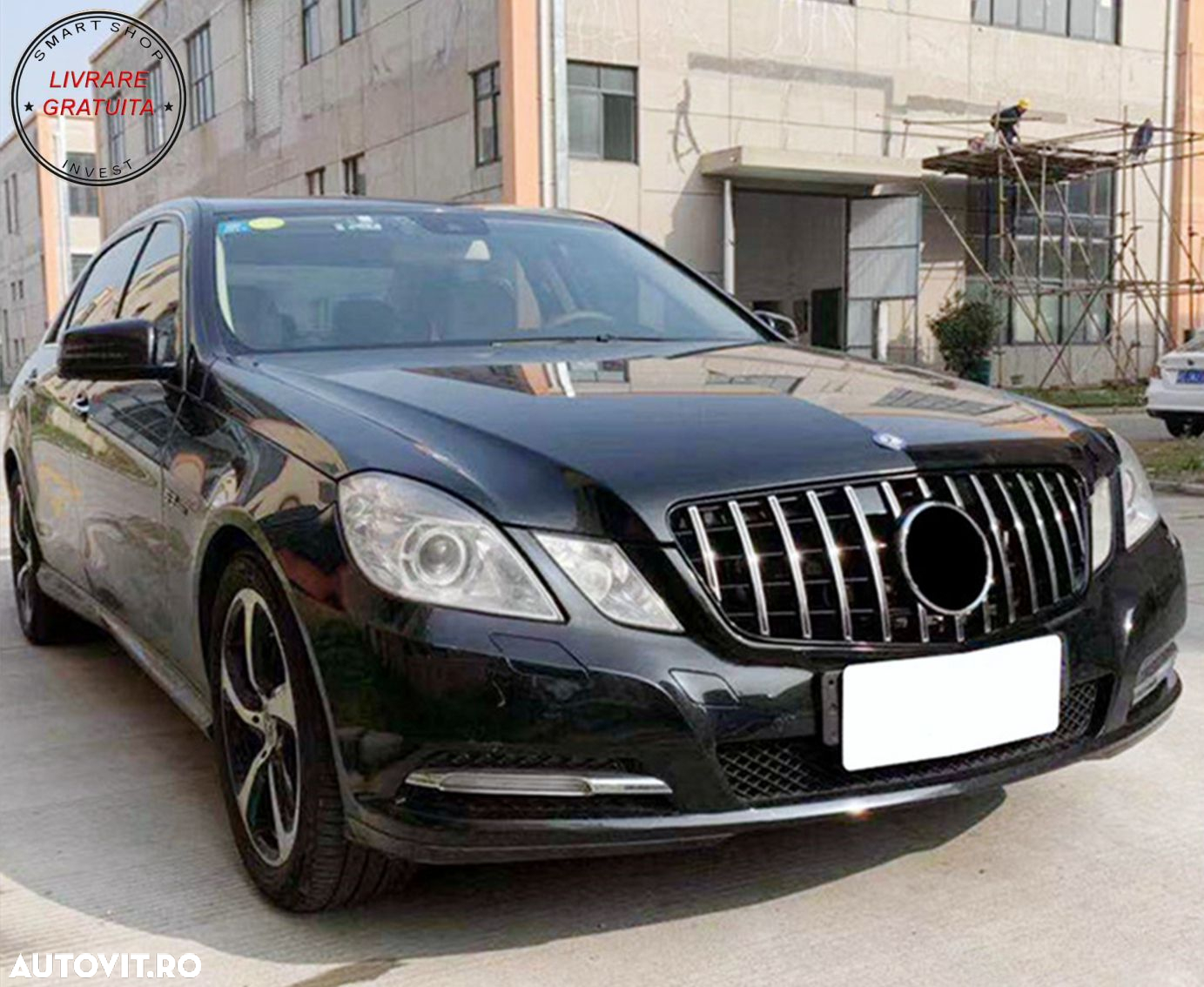 Grila Centrala Mercedes E-Class W212 S212 (2009-2013) GT-R Panamericana Design- livrare gratuita - 8