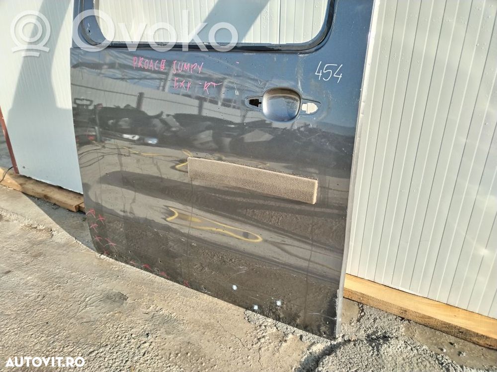 Usa dreapta spate culisanta Citroen Jumpy/Expert/Proace, 2016, 2017, 2018, 2019, 2020, 2021, 2022. - 3