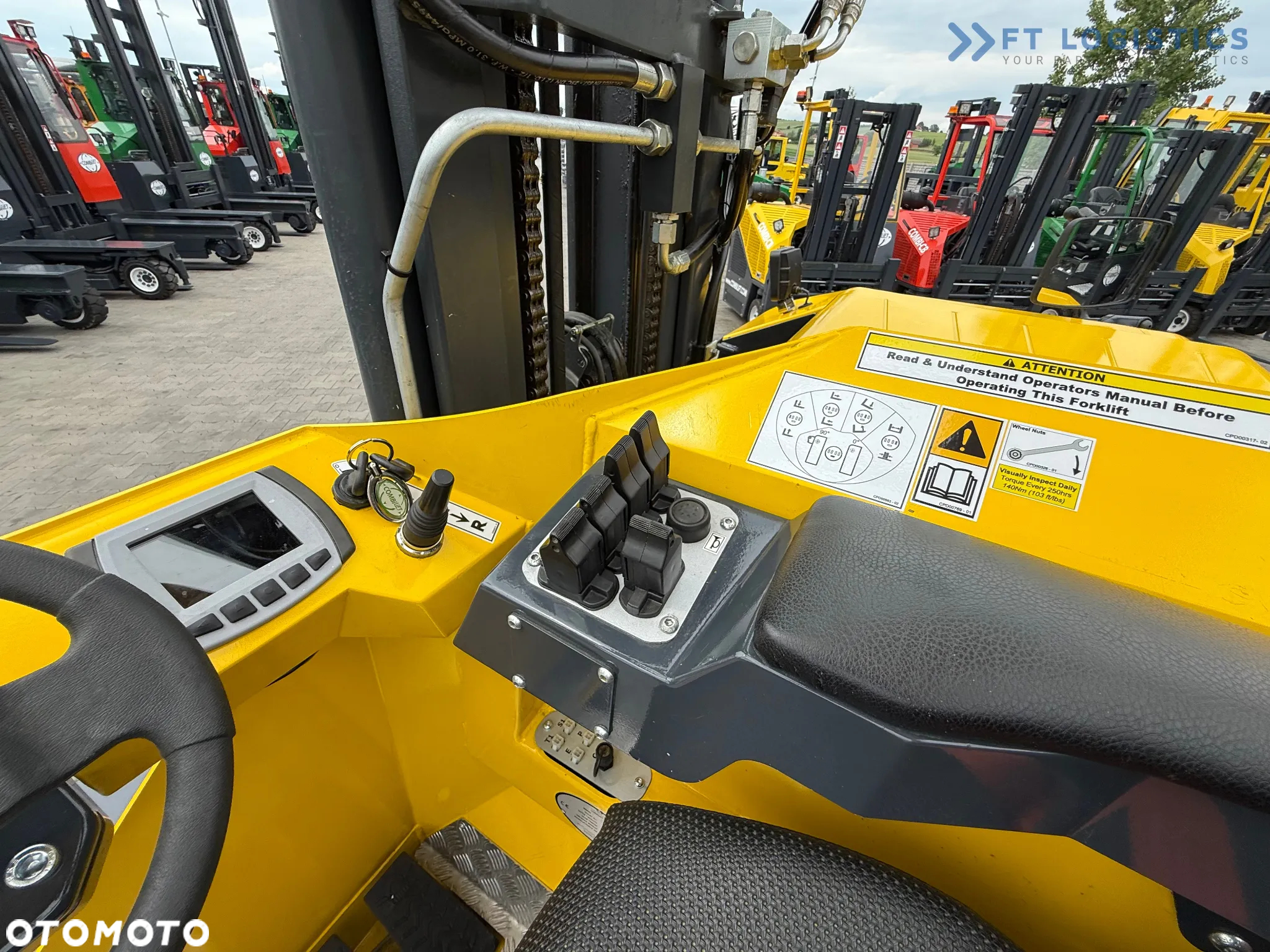 Combilift MR / ELEKTRYCZNY / TRIPLEX - 6000MM / WOLNY SKOK / SZEROKI POZYCJONER / PRZESUW WIDEŁ / JEDYNIE 1400MTH / JAK NOWY - 9