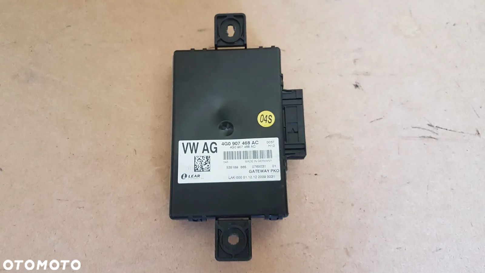 Moduł Sterownik Gateway Audi A6 C7 4G0907468AC - 1