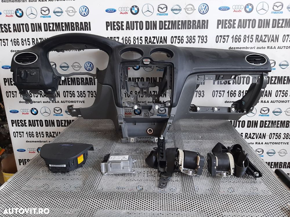 Plansa Bord Kit Airbag Complet Ford Focus 2 Facelift An 2008-2009-2010-2011 Dezmembrez Ford Focus 2 - 4