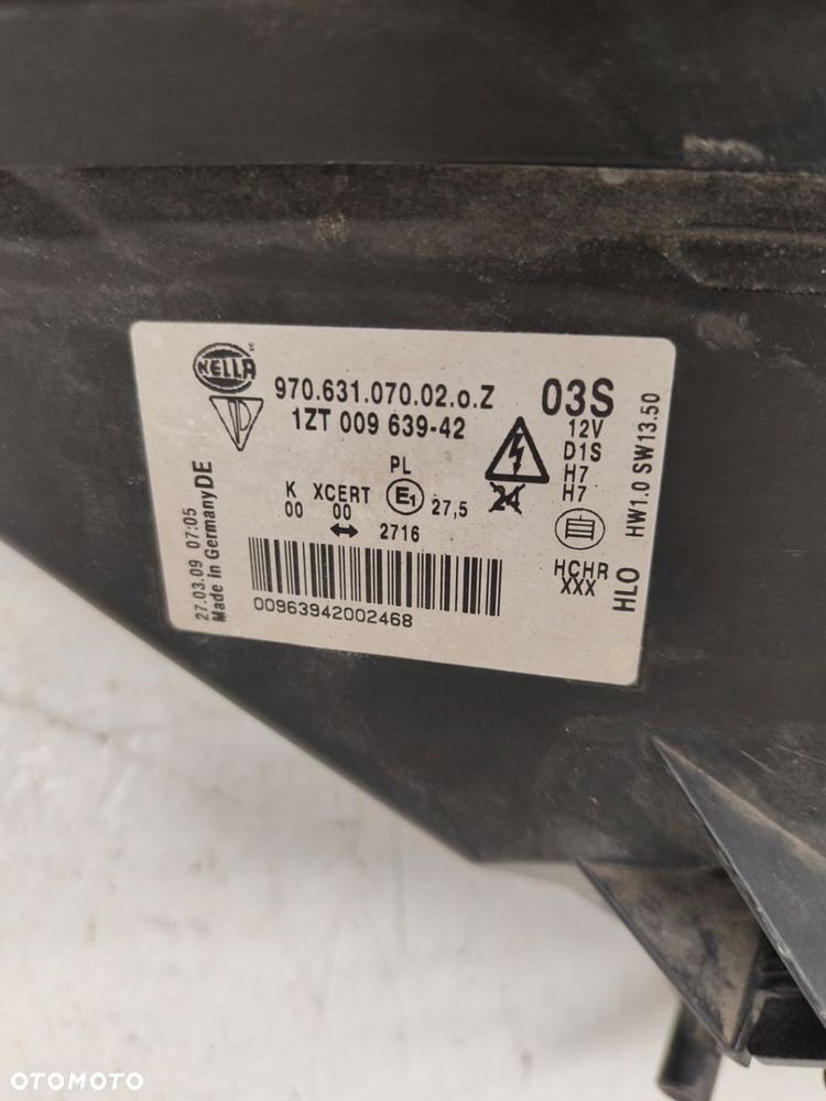 PORSHE PANAMERA 971 XENON LAMPA PRAWY PRZÓD 97063107002 1ZT009639-42 - 3