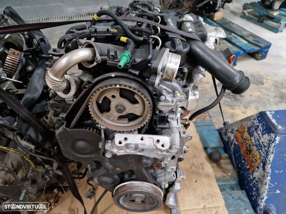 Motor usado para peças 9HX PEUGEOT 307 1.6 HDI 90CV CITROEN 9HZ 9H01 9H02 - 5