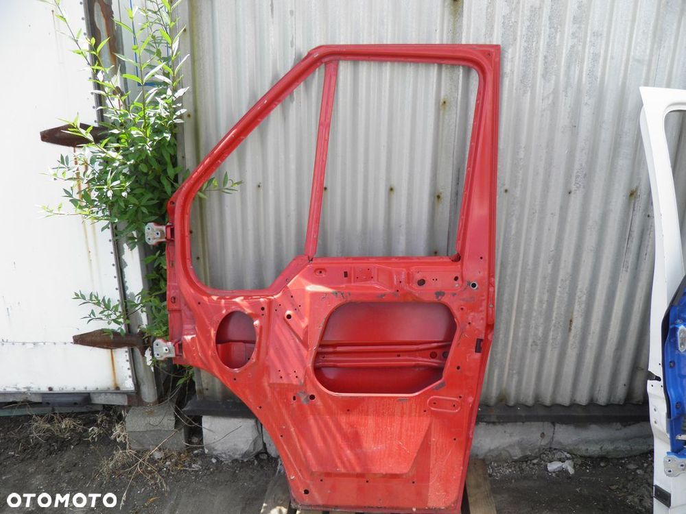 TRANSIT 2000- DRZWI PRZEDNIE PRAWE CZERWONE - 2