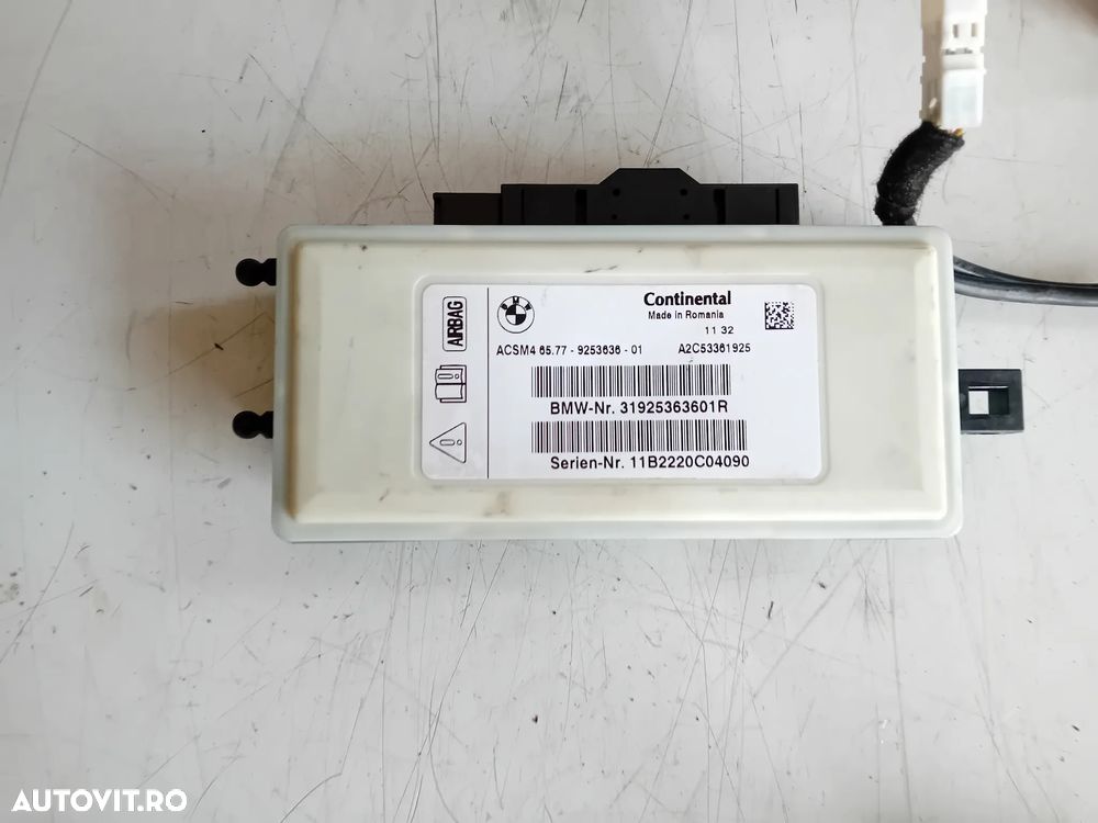 Plansa Bord Kit Airbag Bmw X3 F25 X4 F26 An 2011-2018 Crem - 6