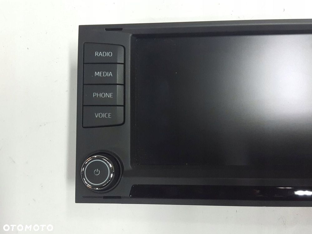 SEAT IBIZA 4 IV LIFT 12-17r EKRAN WYŚWIETLACZ RADIA NAWIGACJI 5F0919604A - 2