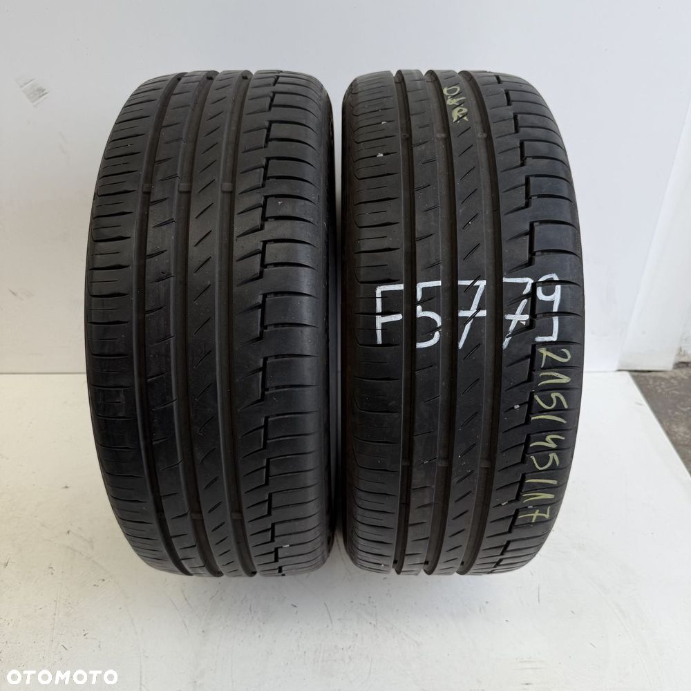 OPONY 215/45/17 2szt CONTINENTAL 6,5mm (F5779)