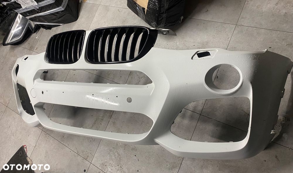 BMW X3 F25 X4 F26 M-PAKIET LIFT ZDERZAK PRZEDNI PDC POD SPRYSKI 14-17 ORG - 1
