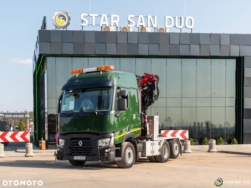 Renault T440 6x2 Fassi F485RA.2.26XE-Dynamic HDS Żuraw Fly Jib Siodło - 12