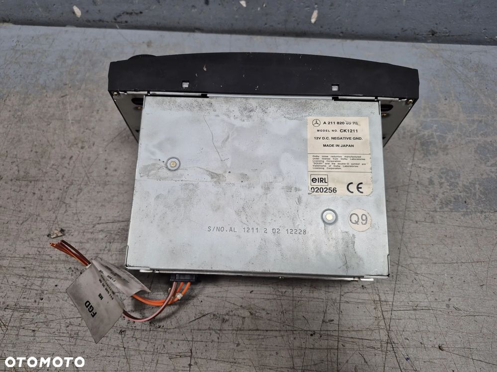 Radioodtwarzacz Mercedes E W211 A2118200579 - 3