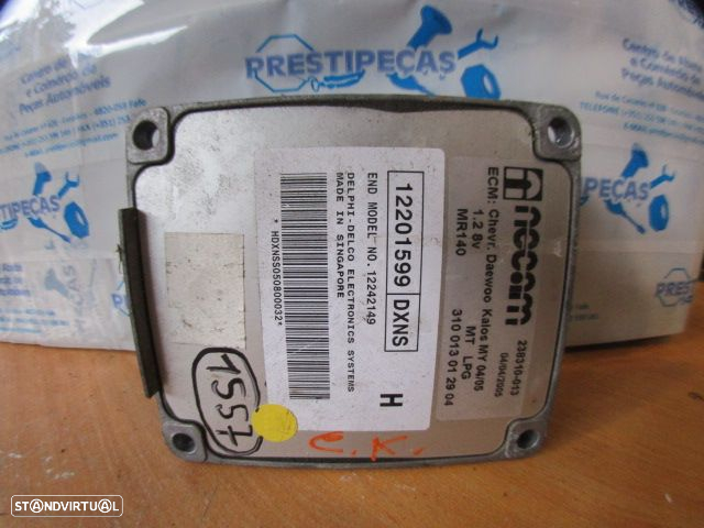 Centralina 12201599DXNS 310013012904 CHEVROLET KALOS 2005 1.2I  GPL 72CV 5P CINZA - 2