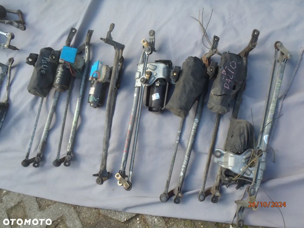 mechanizm ramiona cięgna cięgno trzpień frez wycieraczek silniczek fiat bravo brava merea multipla palio siena  ORYGINAL  JAK NOWY. posiadam wszystkie części - 2