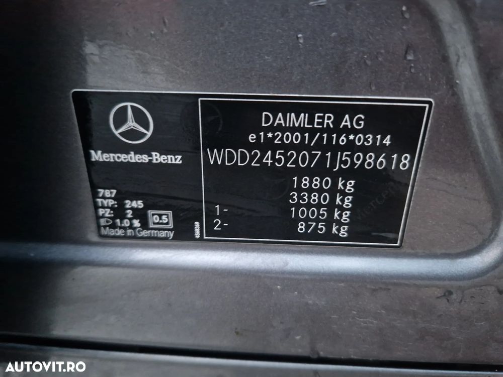 Mercedes-Benz B 180 CDI DPF SPORT EDITION - 12