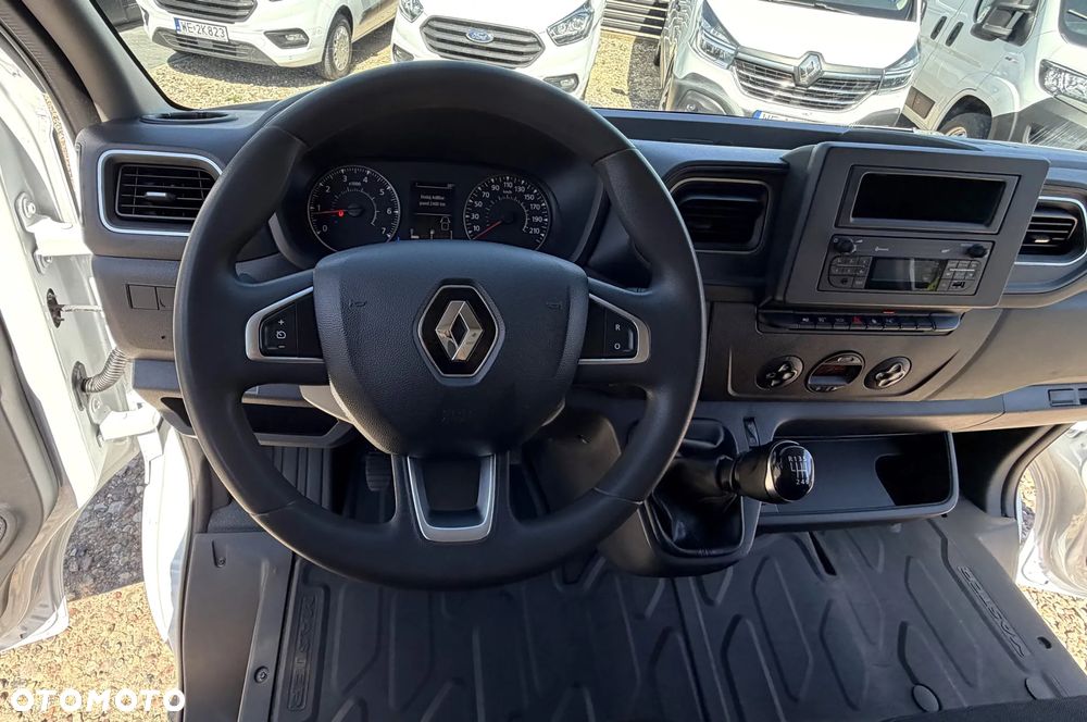 Renault MASTER L2H2 VAN Extended Grip przystosowany fabrycznie do jazdy po grząskim terenie, Mocny silnik 2.3dci 150KM Wzmocniony DMC:3.5t Ładowność 1361kg, Klimatronic, Fotel PNEUMATYCZNY, Kamera cofania, Parktroniki, Minibar, Tempomat, MP3, Bluetooth, USB, Lustro Wide View, Zawiasy drzwi 270', Zabudowa ładowni z instalacją DEFA 230V pod Serwis lub Warsztat, Nowe opony zimowe! - 7