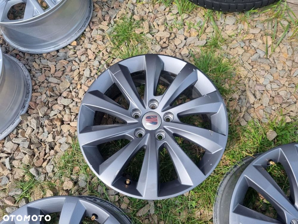 SEAT ALHAMBRA 7N5,VW SHARAN,PASSAT B8,TIGUAN,skoda alu 7x17 ET39 bdb stan - 3