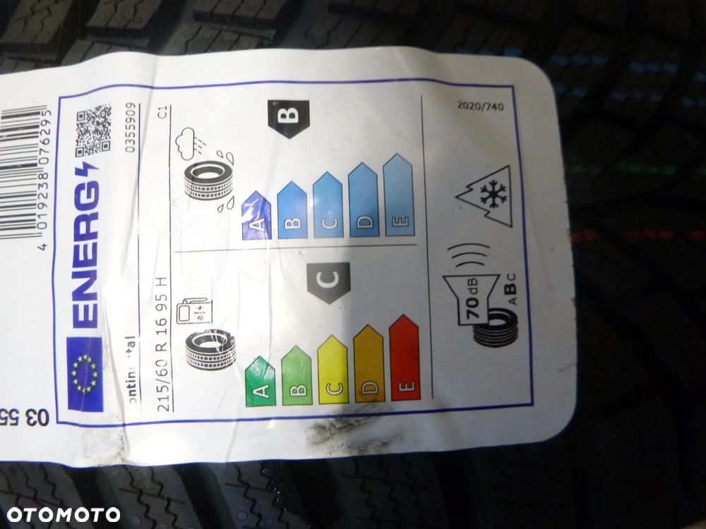 1x nowa opona CONTINENTAL 215/60 R16 95H WinterContact TS 870 zimowe - 4