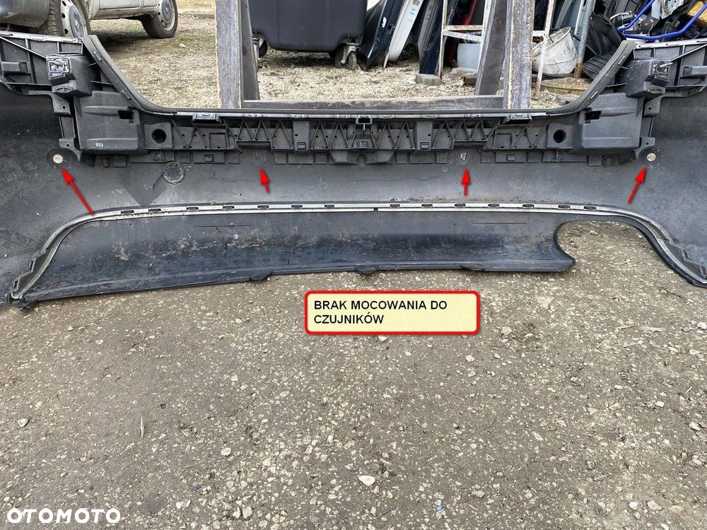 ZDERZAK TYŁ TYLNY AUDI A4 B8 SEDAN 8K5807511 08-12 LX7W - 12