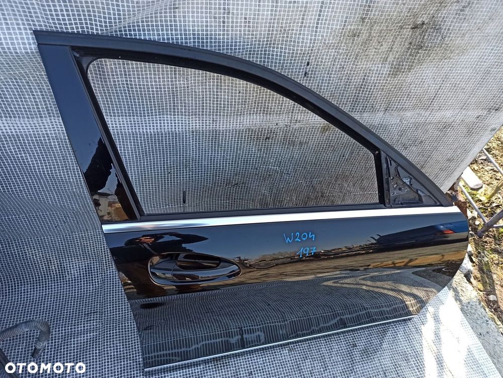 MERCEDES W204 C-KLASA DRZWI PRAWE PRZÓD PRZEDNIE 197 KOMPLETNE W KOLOR - 3