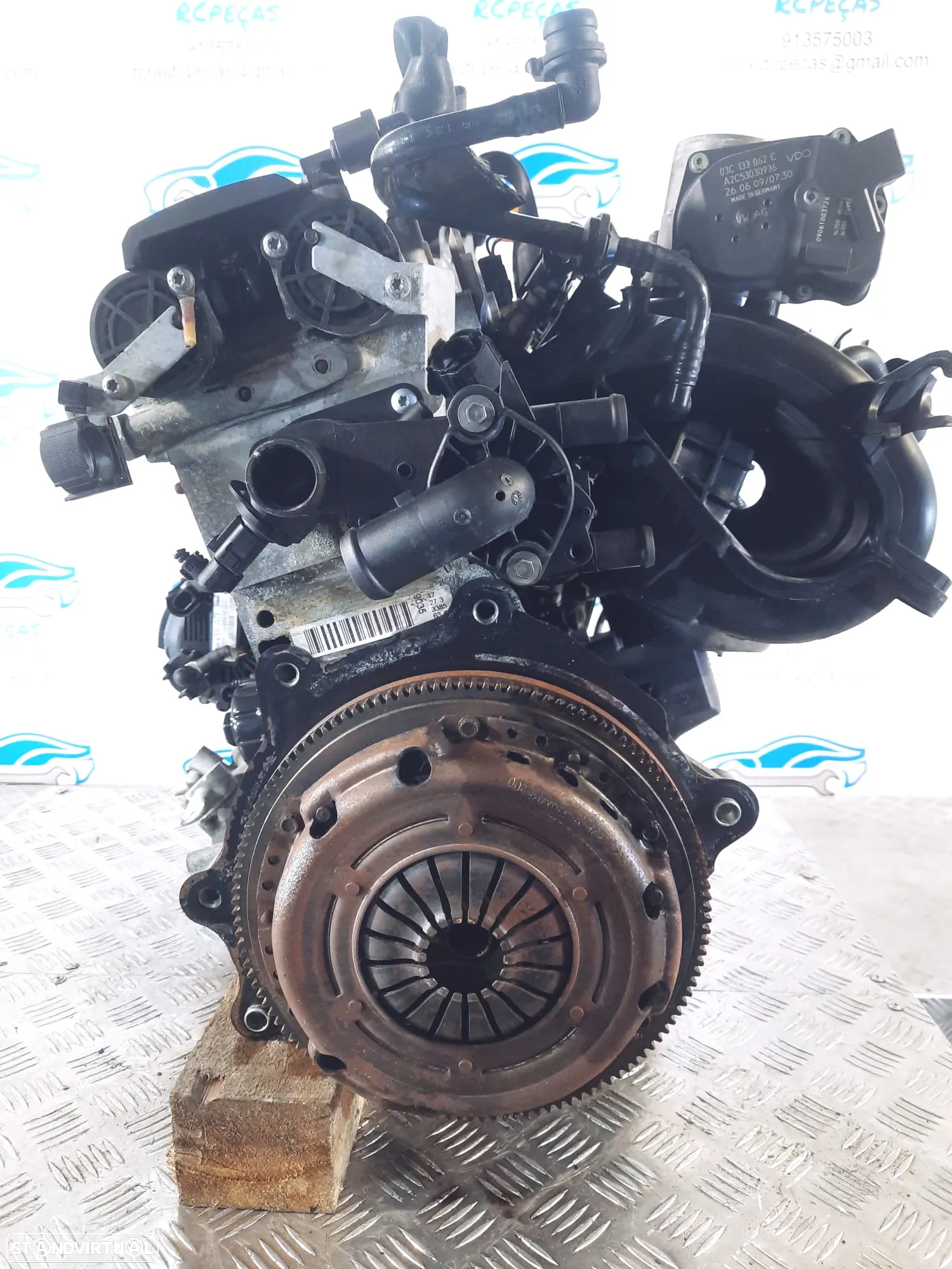 MOTOR COMPLETO 1.4i 16V 85CV CGG CGGB VW VOLKSWAGEN POLO V 5 MK5 GOLF VI 6 MK6 SEAT IBIZA 6J LEON 1P - 9
