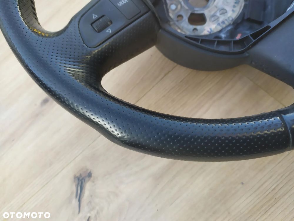 AUDI A6 C6 A8 D3 LIFT Q7 KIEROWNICA TRÓJRAMIENNA CZARNA SOUL ŁOPATKI - 4