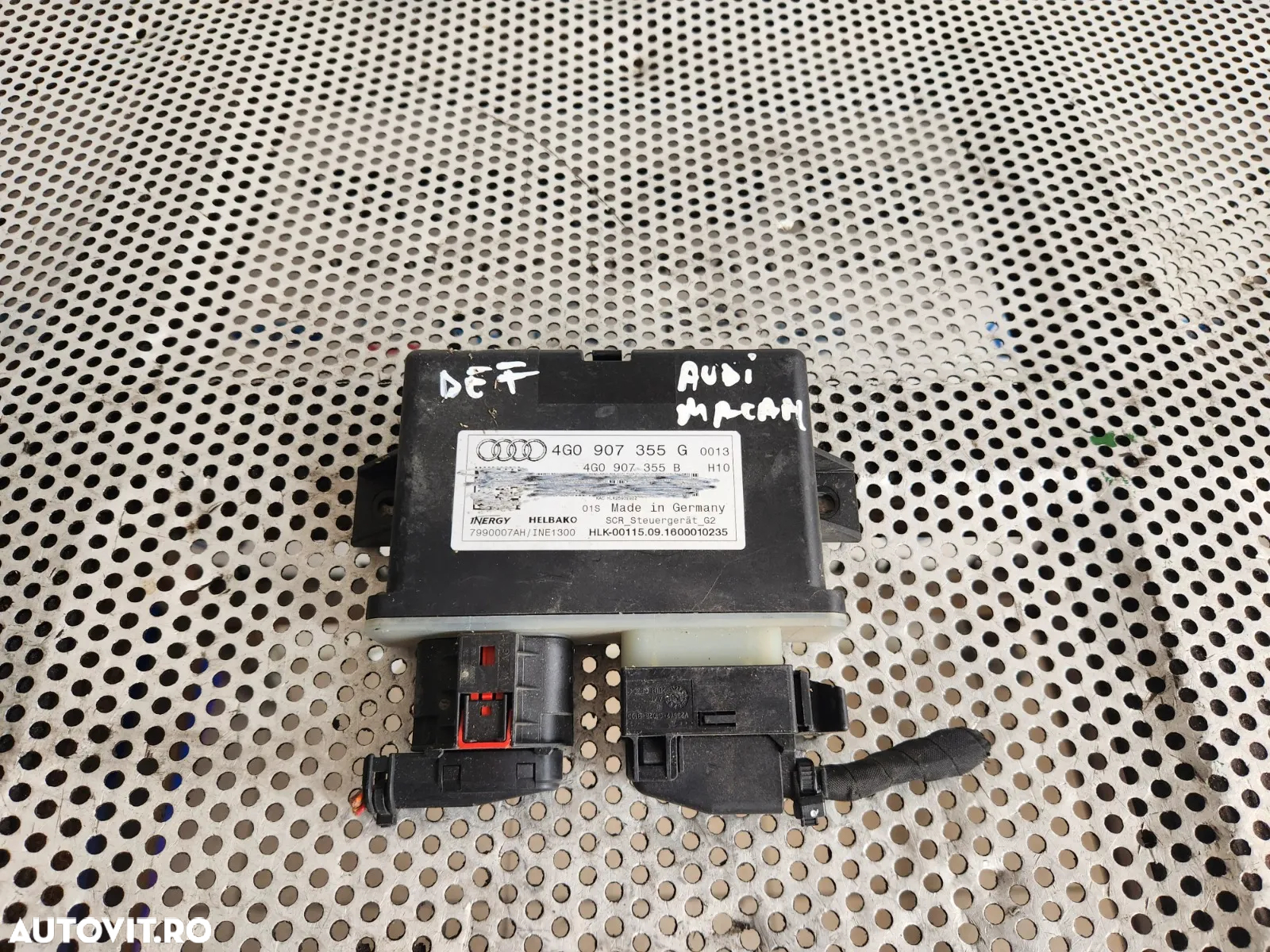 Calculator Modul AdBlue Audi A6 C7 A7 Q5 A5 Porsche Cod 4G0907355G - Dezmembrari Arad * Factura Si Garantie *- Achizitionam Autoturisme/Piese Auto - 2