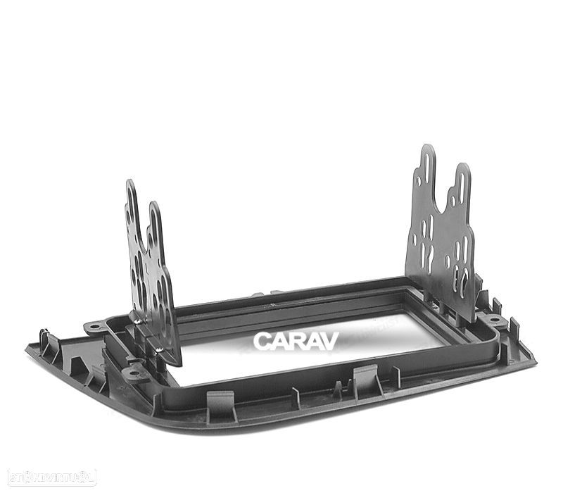 MOLDURA ADAPTADOR CINZA PARA RADIO 2-DIN PARA SEAT LEON 05-12 - 1