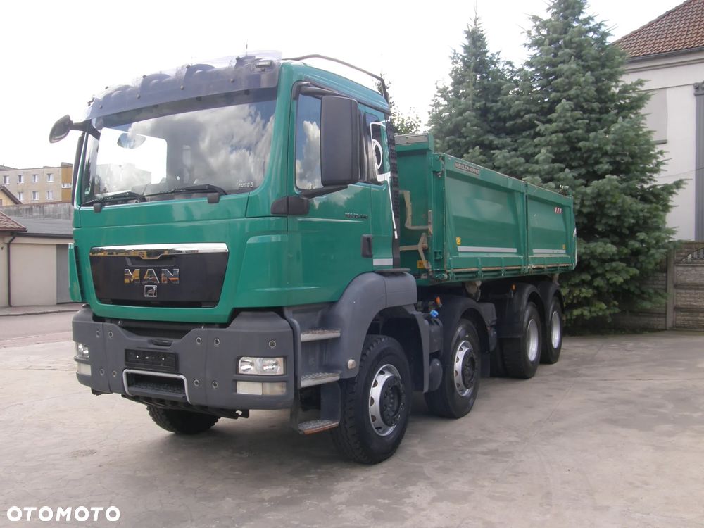 MAN TGS 35.440 8x4 2013rok manual wywrotka Meiller-Kipper z Niemiec - 33