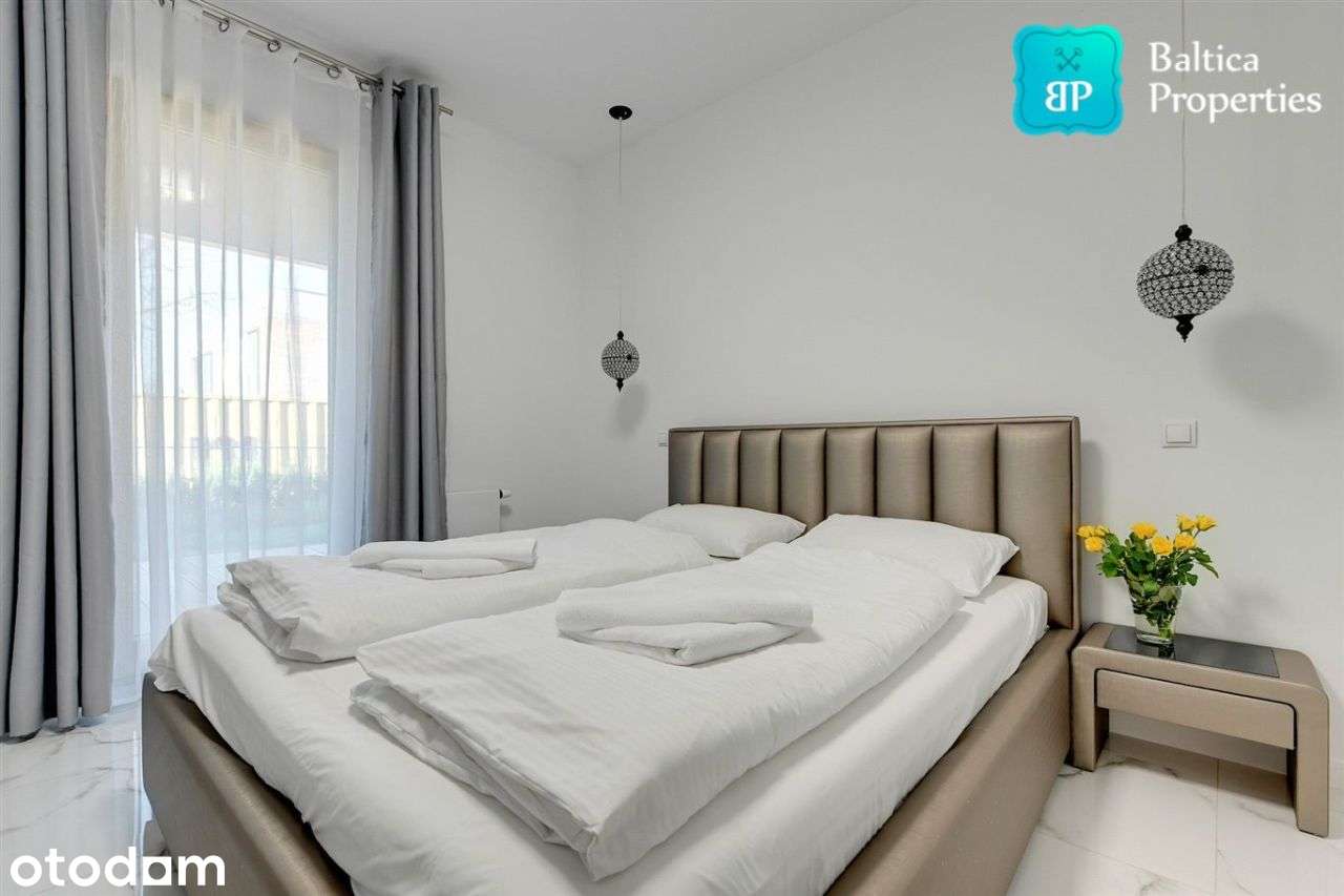 3pok + garaż + ogród + fitness i sauna Jelitkowo