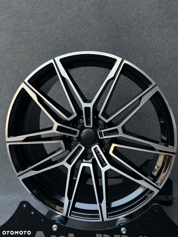 NOWE alufelgi M pakiet 5x112 19 felgi 8j ET25 i 9J ET35 BMW seria 3 G20 G22 G30 G31 F44 G22 G23 G32 F39 G60 G01 X1 F48 G42 X2 U06 Active Tourer Z4 G29 xDrive jak Styling 930 czarne Japan Racing Carbonado - 4